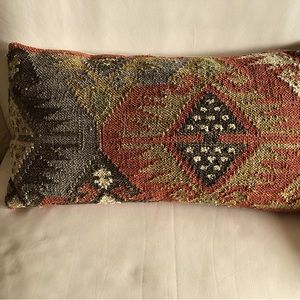 Kilim Wool pillow case from Grandin Road Catalog.